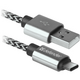 Кабель Defender USB08-03T PRO USB2.0, AM-MicroBM White, 1m (87815)