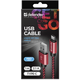 КабельDefender USB09-03T PRO USB2.0, AM-Type-C Red, 1m (87813)