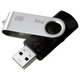 Флеш-накопичувач USB2.0 64GB Goodram UTS2 (Twister) Black (UTS2-0640K0R11)