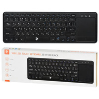 2E Клавиатура Touch Keyboard KT100 WL BLACK