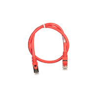 Патч-корд 2E Cat 6, S-FTP екран. фольга з обплетенням, RJ45, 4Х2 27AWG, 7/0.14 Cu, 0.50 m, PVC, Red