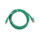 Патч-корд 2E Cat 6, S-FTP екран. фольга з обплетенням, RJ45, 4Х2 27AWG, 7/0.14 Cu, 1.50 m, PVC, Green