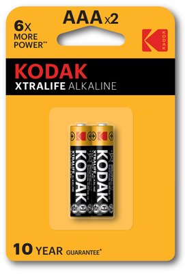 Батарейка Kodak XtraLife LR03 1x2 шт. блістер 30413399 фото
