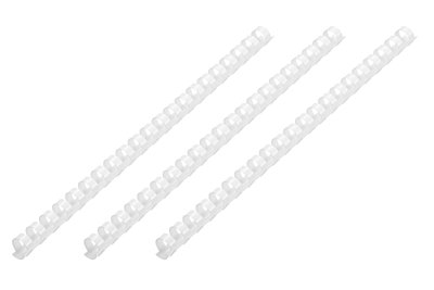 2E Пластикові пружини для біндера, 6мм, білі, 100шт 2E-PL06-100WH фото