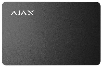 Ajax Безконтактна картка Pass чорна, 10шт 000022787 фото