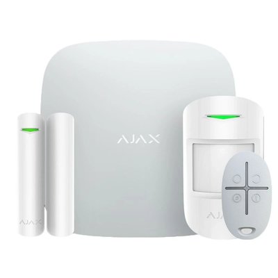 Ajax StarterKit 2 (8EU) white Комплект охоронної сигналізації 99-00005149 фото