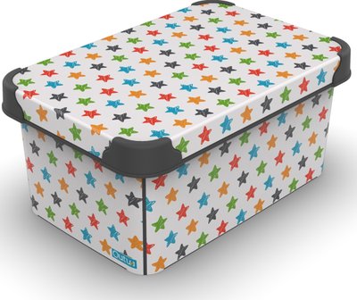 Контейнер Qutu Style Box Colored Stars, 5л TYLE BOX с/к COLORED STARS 5л. фото