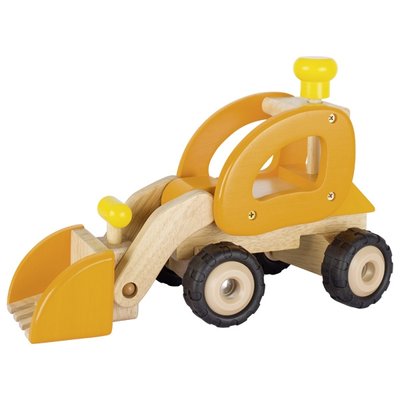 goki Машинка дерев'яна Екскаватор (жовтий) 55962G фото