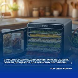Сучасна сушарка для овочів і фруктів: як обрати дегідратор для корисних заготівель