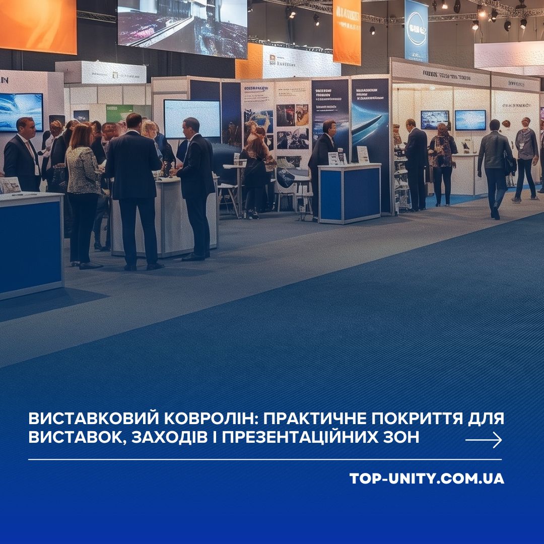 Виставковий ковролін: практичне покриття для виставок, заходів і презентаційних зон
