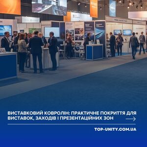 Виставковий ковролін: практичне покриття для виставок, заходів і презентаційних зон