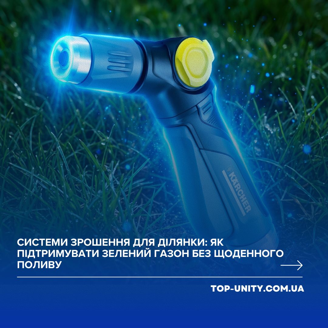 Системи зрошення для ділянки: як підтримувати зелений газон без щоденного поливу