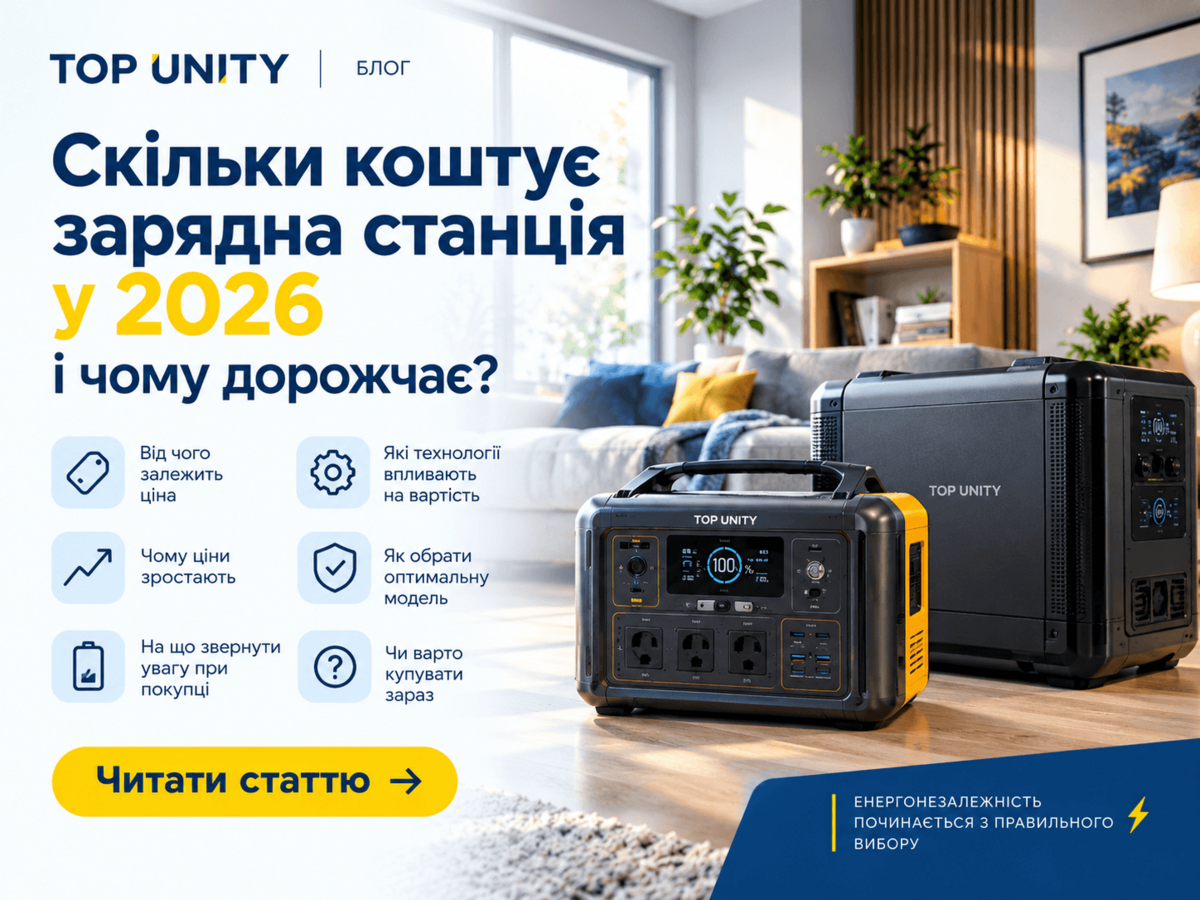 Скільки коштує зарядна станція у 2026 році і чому вона дорожчає?