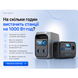 На скільки годин вистачить станції на 1000 Вт·год?