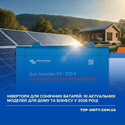 ТОП 10 інверторів для сонячних батарей у 2026 році - детальний огляд і порівняння