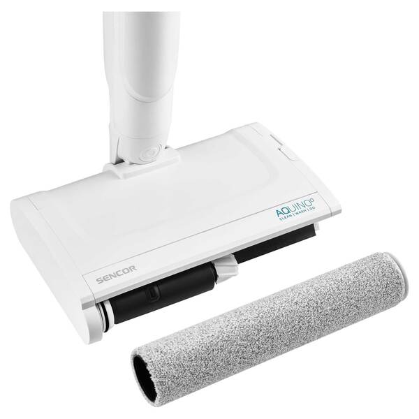 Пилосос Sencor  безпровідний, 250Вт, конт пил -0,5л, автон. робота до 45хв, НЕРА, підсвітка, турбо щітка, білий