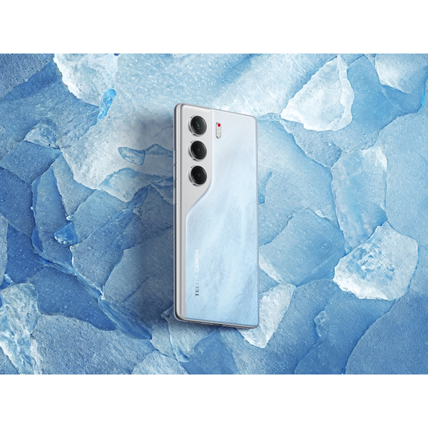 Смартфон TECNO Camon 40 (CM5) 6.78 8/256ГБ, 2SIM, 5200мА•год, Glacier White
