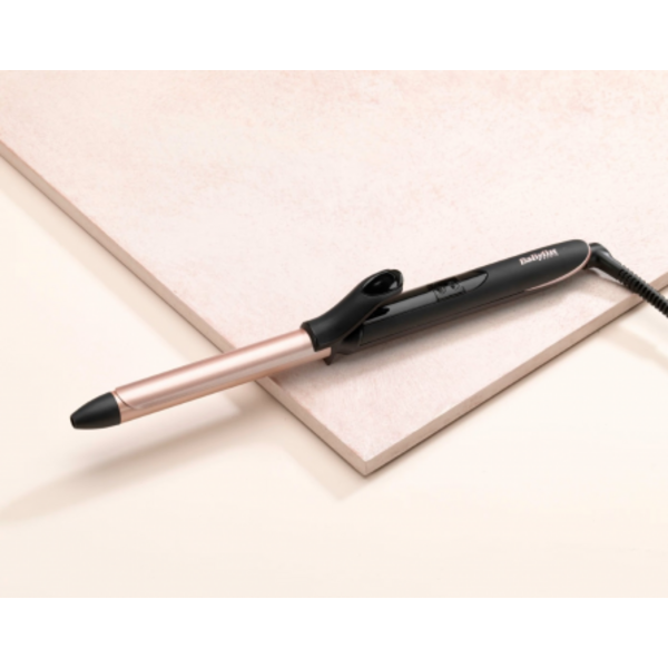 Плойка Babyliss, 37Вт, темп.режимов-6, D -19mm, 160-210С,  термо килимок, кварц, кераміка, чорно-рожевий