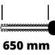 Кусторез аккумуляторный Einhell GE-CH 36/65 Li 36В (без АКБ и ЗУ), (3410960)