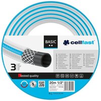 Шланг садовый Cellfast BASIC, 1/2", 20м, 3 слоя, до 25 Бар, -20…+60°C