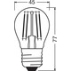 Osram Лампа светодиодная LED P60 5.5W (806Lm) 2700K E27 филамент