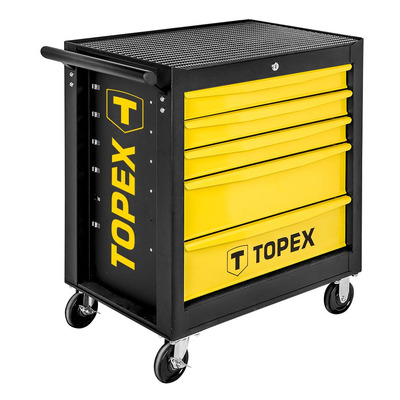 Topex 79R501 Візок для інструменту TOPEX, 5 ящиків, 680x460x825 мм, до 280 кг, сталевий корпус