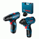 Набір інструментів Bosch Professional GSR 120-LI + GDR 120-LI (06019G8023)