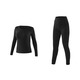 2E Tactical Women's Heated Thermal Underwear with eFiber Technology in Black, Size M