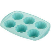 Форма для випікання маффінів Ardesto Tasty baking на 6 шт. 30*21*4 см, Blue (AR2318T)