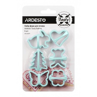 Набір форм для печива Ardesto Tasty baking блакитний 6 шт (AR2308TP)