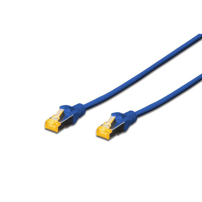 Патч-корд DIGITUS CAT 6a S-FTP, 0,5м, AWG 26/7 Blue (DK-1644-A-005/B)