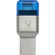 Кардрідер Kingston MobileLite Duo 3C Dual Interface USB3.1 Type-A and Type-C microSD (FCR-ML3C) Metall Casing