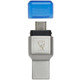 Кардрідер Kingston MobileLite Duo 3C Dual Interface USB3.1 Type-A and Type-C microSD (FCR-ML3C) Metall Casing