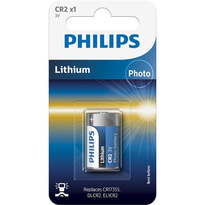 Philips Батарейка літієва CR 2 блістер, 1 шт