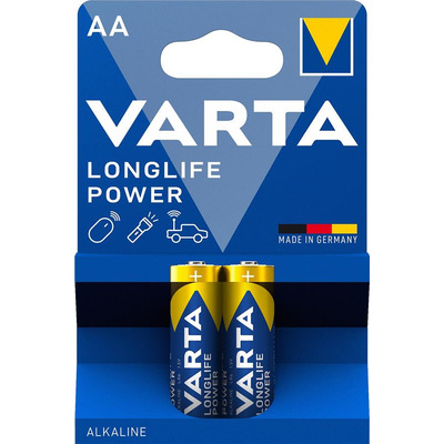 VARTA Батарейка LONGLIFE Power лужна AA блістер, 2 шт.