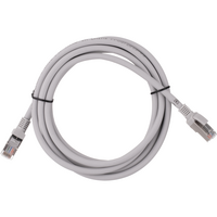 Патч-корд 2E САТ 6, FTP, 2м, 26AWG, RJ45, 7/0.16, Cu, LSZH, Grey (2E-PC6CU-FTP2LSZH-GRY)