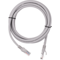 Патч-корд 2E САТ 6, UTP, 3м, 26AWG, RJ45, 7/0.16, Cu, LSZH, Grey (2E-PC6CU-UTP3LSZH-GRY)