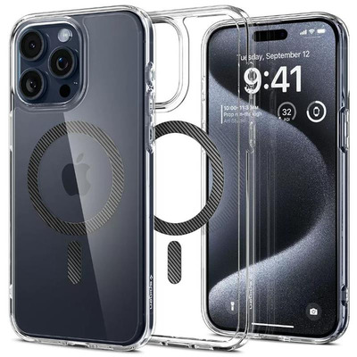 Чехол Spigen для iPhone 15 Pro Ultra Hybrid MagFit, Carbon Fiber