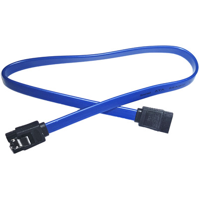 Кабель SATA 3.0 7pin, F/F, 0.4 м, Blue