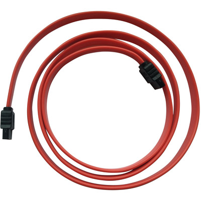 Кабель SATA 7pin, F/F, 100 см, Red