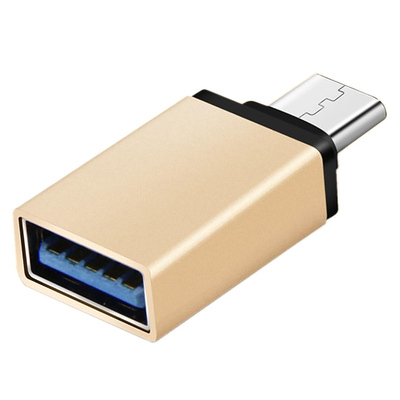 Перехідник USB3.1 Type-C - USB 3.0 AF (OTG) Gold