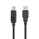 Кабель USB AM-BM, 1.5м, черный, HP