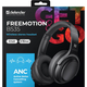 Наушники с микрофоном Defender FreeMotion B580 Bluetooth, ANC, черные