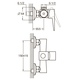 Змішувач HK Ø35 для душа AQUATICA HK-1D130C (9732300)