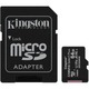 Карта пам`яті MicroSDXC 64GB UHS-I Class 10 Kingston Canvas Select Plus R100MB/s + SD-адаптер (SDCS2/64GB)