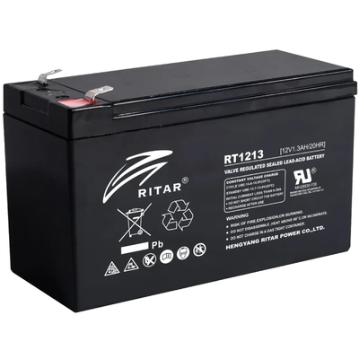 Ritar RT1213(12V1.3AH) Аккумуляторная батарея