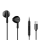 Навушники ERGO VM-730 Type-C Earphones Чорний