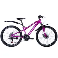 Велосипед AL 24" Formula BLACKWOOD 1.0 AM DD рама-" с крылом Pl 2024 (фиолетовый)