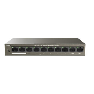 Коммутатор TENDA TEF1110P-8-63W 8xFE PoE, 2xFE Uplink