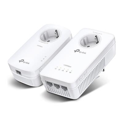 Комплект адаптеров Powerline TP-LINK TL-WPA8631PKIT AV1300, AC1200, (TL-WPA8631P 1шт, TL-PA8010P 1шт), Розетка